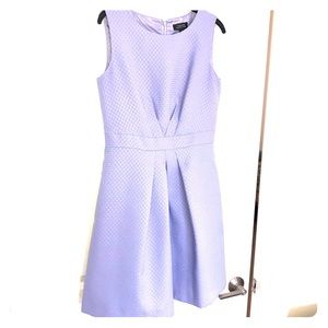 Lilac fit-and-flare dress